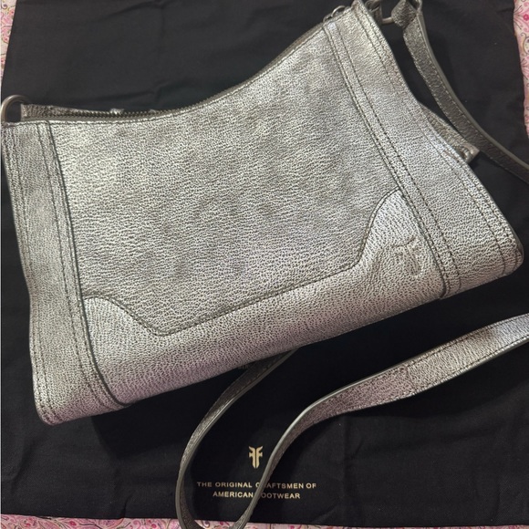 Frye Handbags - Frye Melissa crossbody silver NWT’s